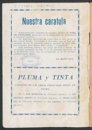 Nuestra carátula