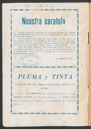 Nuestra carátula
