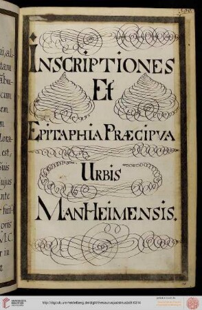 (300) Inschriften und Epitaphien in Mannheim