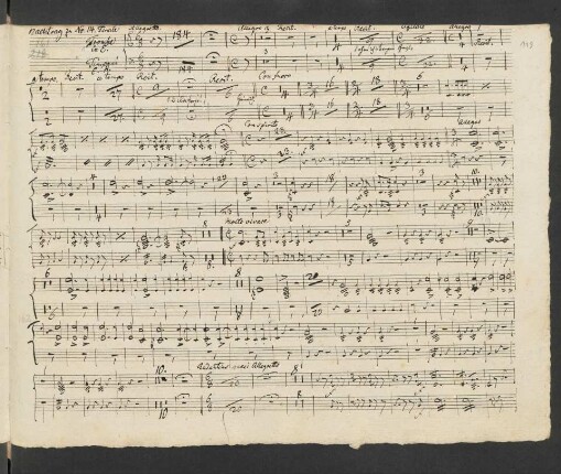 Nachtrag [Trompeten und Pauken] zu No. 14 [recte 15]