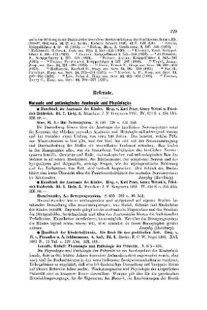 Normale und pathologische Anatomie und Physiologie