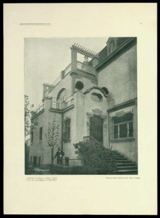 Tafel 14: Villa Dr. Günsberg in Dresden