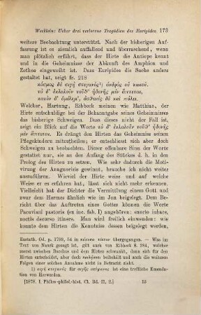 Über drei verlorene Tragödien des Euripides