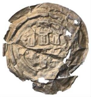 Fundmünze, Brakteat, um 1275