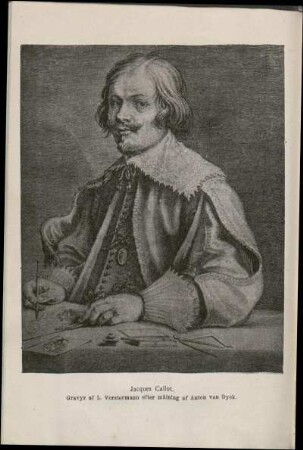 Jacques Callot. Gravyr af L. Vorstermann efter målning af Anton van Dyck.