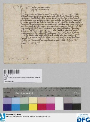 Bischof Johann von Würzburg bestimmt der Stadt Nürnberg mit Ytel Voyten einen Rechttag nach Würzburg.
