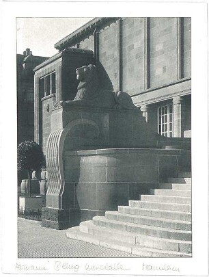 Billing, Hermann; Mannheim (Baden-Württemberg); Kunsthalle - Treppe (Ansicht)