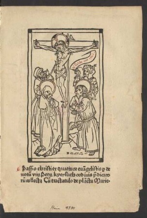 Sermo doctoralis de passione Domini. Daran: Bernardus Claravallensis: Tractatus de planctu Mariae