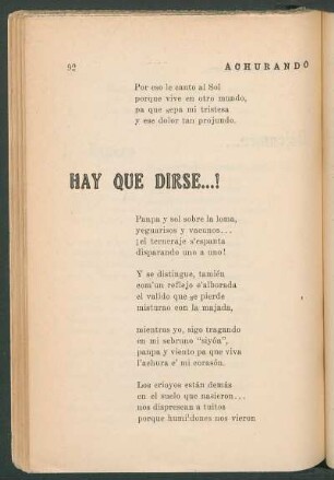 Hay que dirse...!