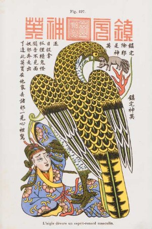 Fig. 197. L'aigle dévore un esprit-renard masculin