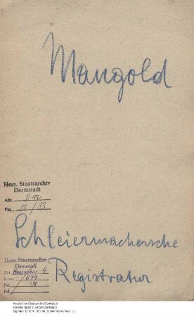 Mangold, Georg, Konzertmeister