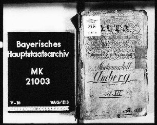 Amberg. Studienanstalt. In genere.