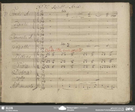 No. 12 Recitativo e Aria: "Bald naht die Stunde"