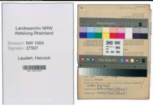 Entnazifizierung Heinrich Laudert , geb. 18.05.1896 (Schlosser)