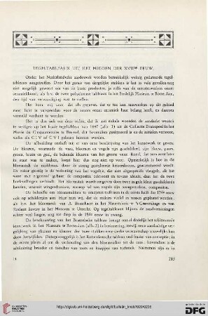2.Ser. 13.1920: Tegeltableaux uit het midden der XVII de eeuw
