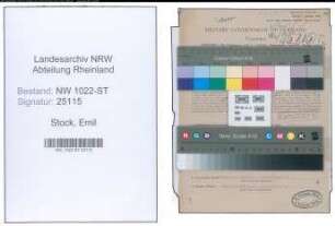 Entnazifizierung Emil Stock , geb. 20.08.1892 (Metallarbeiter)