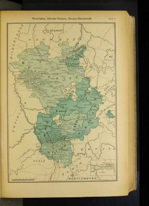 Westfalen, Hessen-Nassau, Hessen-Darmstadt
