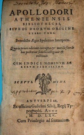 Bibliotheca ...