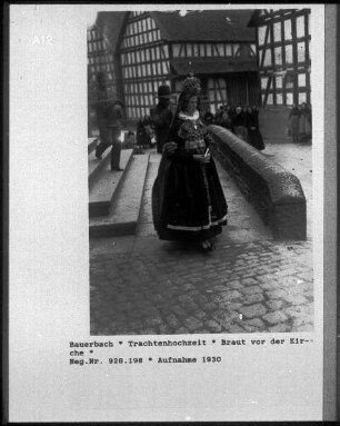 Trachtenhochzeit in Bauerbach Kreis Marburg