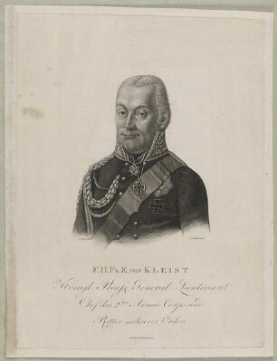 Bildnis des Friedrich Emil Ferdinand von Kleist