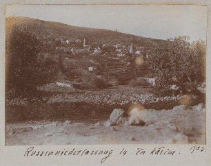Russenniederlassung in 'en karim. 1903.