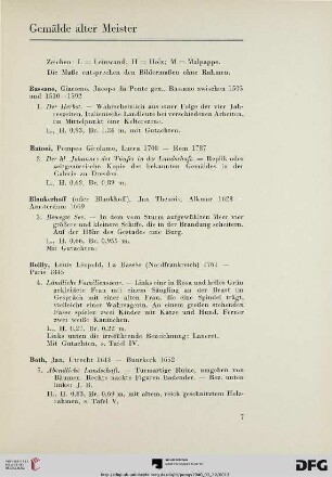 Gemälde alter Meister (Nr. 1-82)