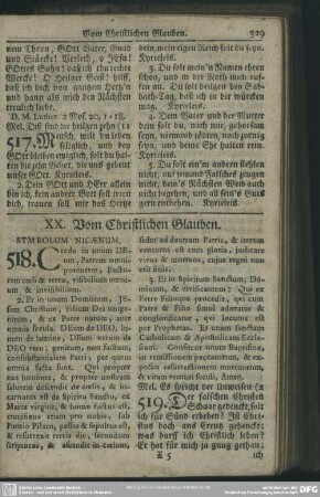 XX. [XXI.] Vom Christlichen Glauben