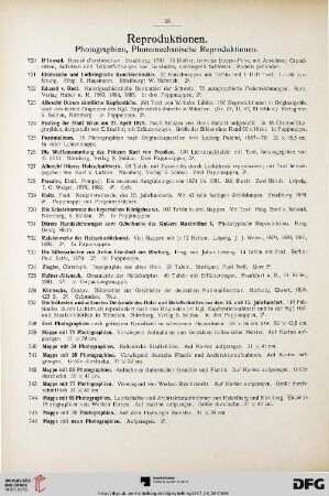Reproduktionen (Nr. 720-746)