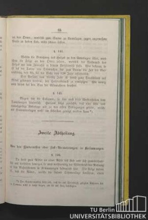 Zweite Abtheilung. Von den Hindernissen oder Last-Vermehrungen in Krümmungen. §. 146 - 219