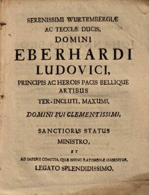 Disquisitio Juridica, De Resignatione Supremae Voluntatis