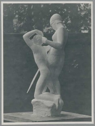 Brunnenentwurf Aufruf II, 1914/17, Gips