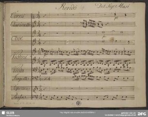 Rondo: Si mio ben sarò fedele