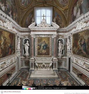 Wanddekoration der Cappella dell'Assunta