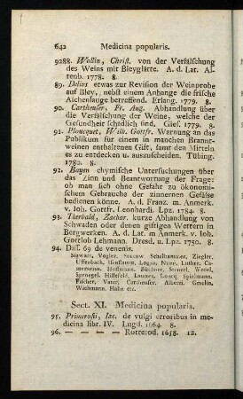 642-650, XI. Medicina popularis.