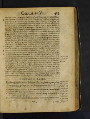 Observatio LXXIII. Feudum emptitium an deficientibus masculis apud filias remanere debeat, vel ad dominum reuertatur?