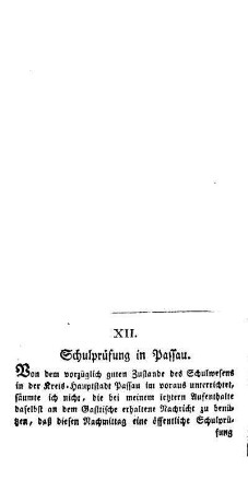 Schulprüfung in Passau
