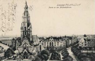 Leipzig: Partie an der Michaeliskirche
