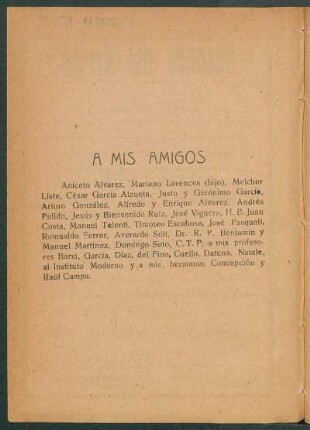 A mis amigos - [Dedicación]
