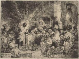 Christus lehrt im Tempel