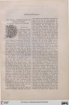 Der hölzerne Reliquenschrein des Klosters Loccum