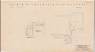 Dienstwohnung des Reichsaußenministers Joachim von Ribbentrop, Berlin-Mitte Umbau: Südflügel Altbau Grundriss Zwischengeschoss 1:50