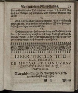 Liber Tertius