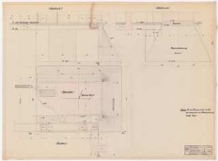 Preußischer Landtag, Berlin Umbau zum »Haus der Flieger«: Saal, Bühne (Tragwerk): Details 1:20