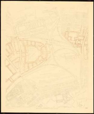 Wettbewerb zur Bebauung des Inneren Rayons, Köln: Grundplan 1:2500 Blatt 4