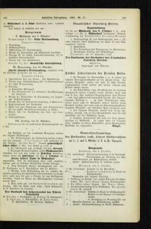 Osnabrücker Overberg-Verein : Tagesordnung [für die Generalversammlung vom 9. Oktober 1895]