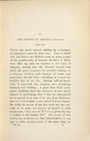 Memoirs : In 2 volumes. [Leland], II