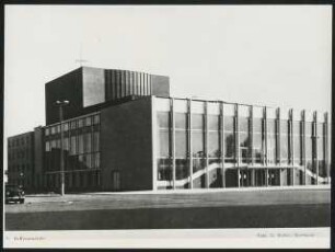 Stadttheater (später: Heinz-Hilpert-Theater), Lünen: Außenansicht Nordwesten