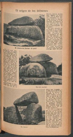 El origen de los dólmenes