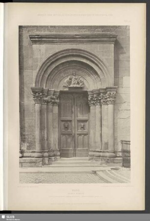 Mainz, Dom St. Martin, südliches Portal neben Ostchor