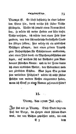 11. - Vecenz, den 15ten Jul. 1780.